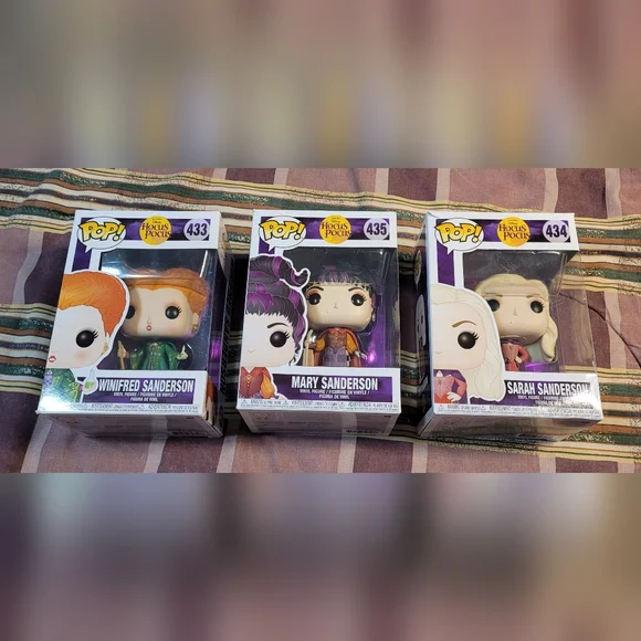 🎁Funko Pop! Hocus Pocus Sanderson Sisters Set NRFB - Picture 1 of 15
